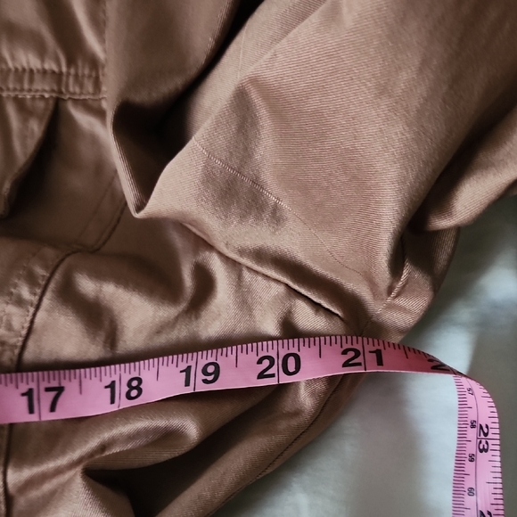 Arden B Y2K Rose Gold Bomber Jacket Fitted Metallic Vintage - Picture 7 of 12